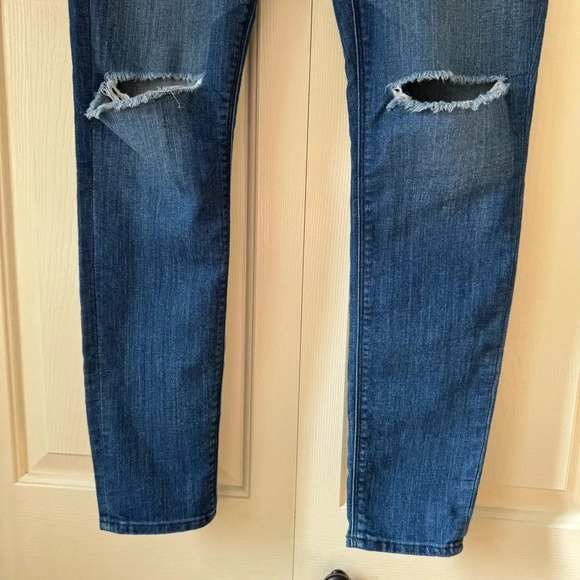 Hudson Krista Super Skinny Low Rise Destroyed Stretch Denim Women’s size 27 - Picture 10 of 14